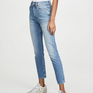 RE/DONE High Rise Ankle Crop Jeans 27